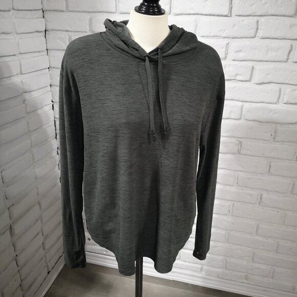 Old Navy Active Breathe On Ladies Size Large Lightweight Dark Grey Hoodie - Picture 1 of 11